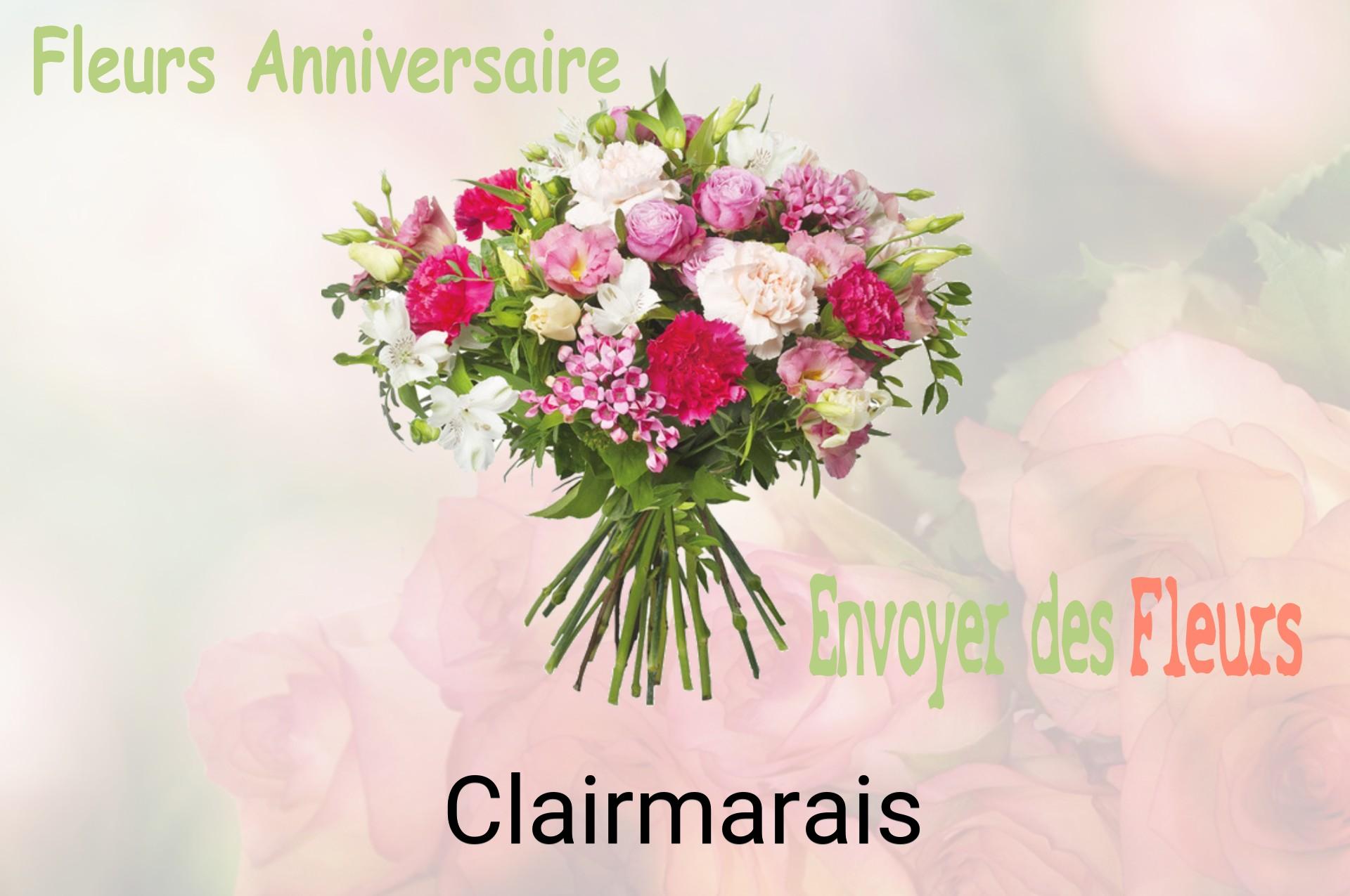 Bouquet de fleurs d’anniversaire livré à Clairmarais